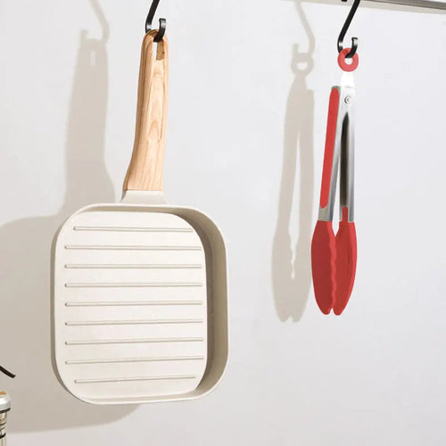 Nonstick Grill Pan for All Stove 19cm/7.5 Inch Square Steak Grilling